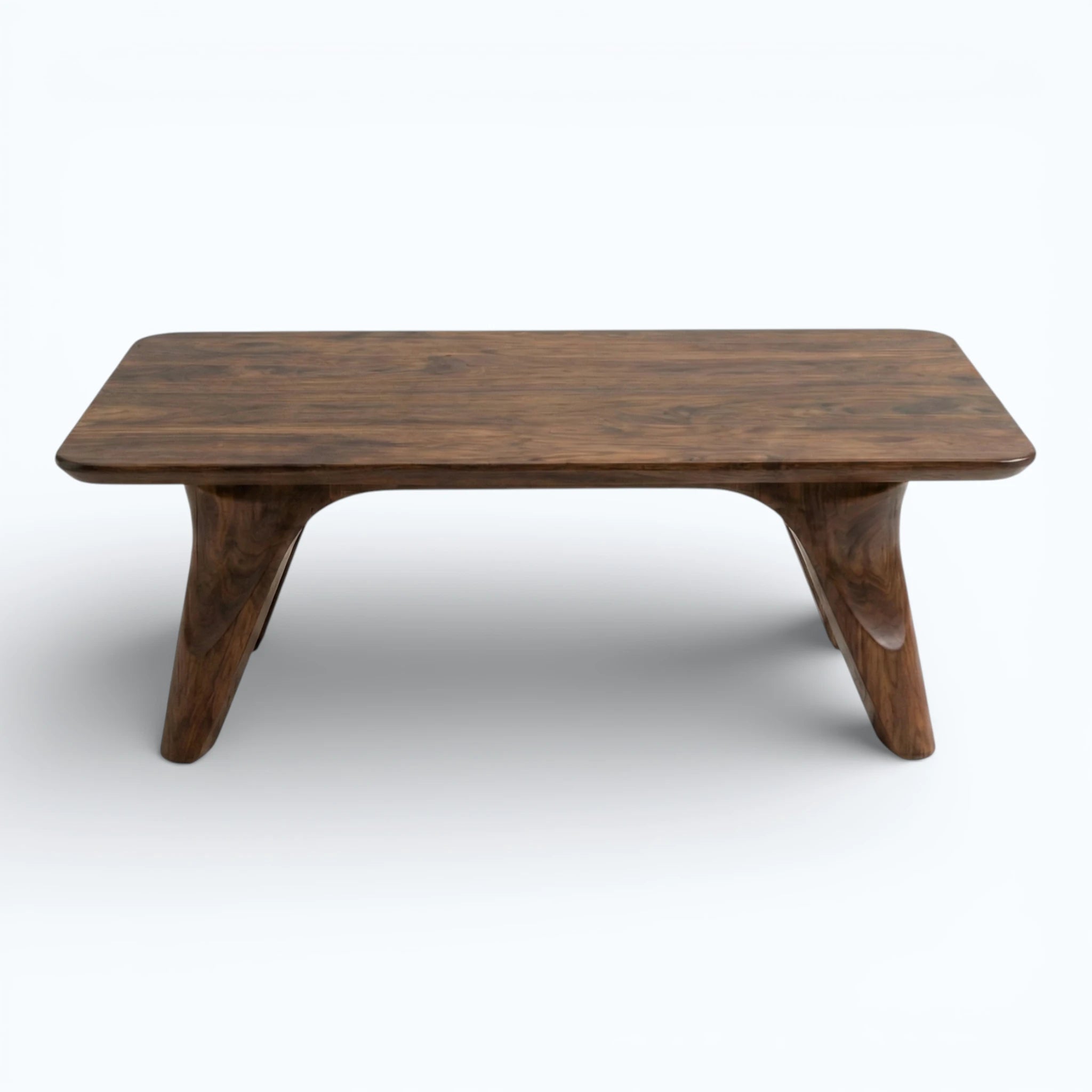 Laurel Sculpted Wood Coffee Table