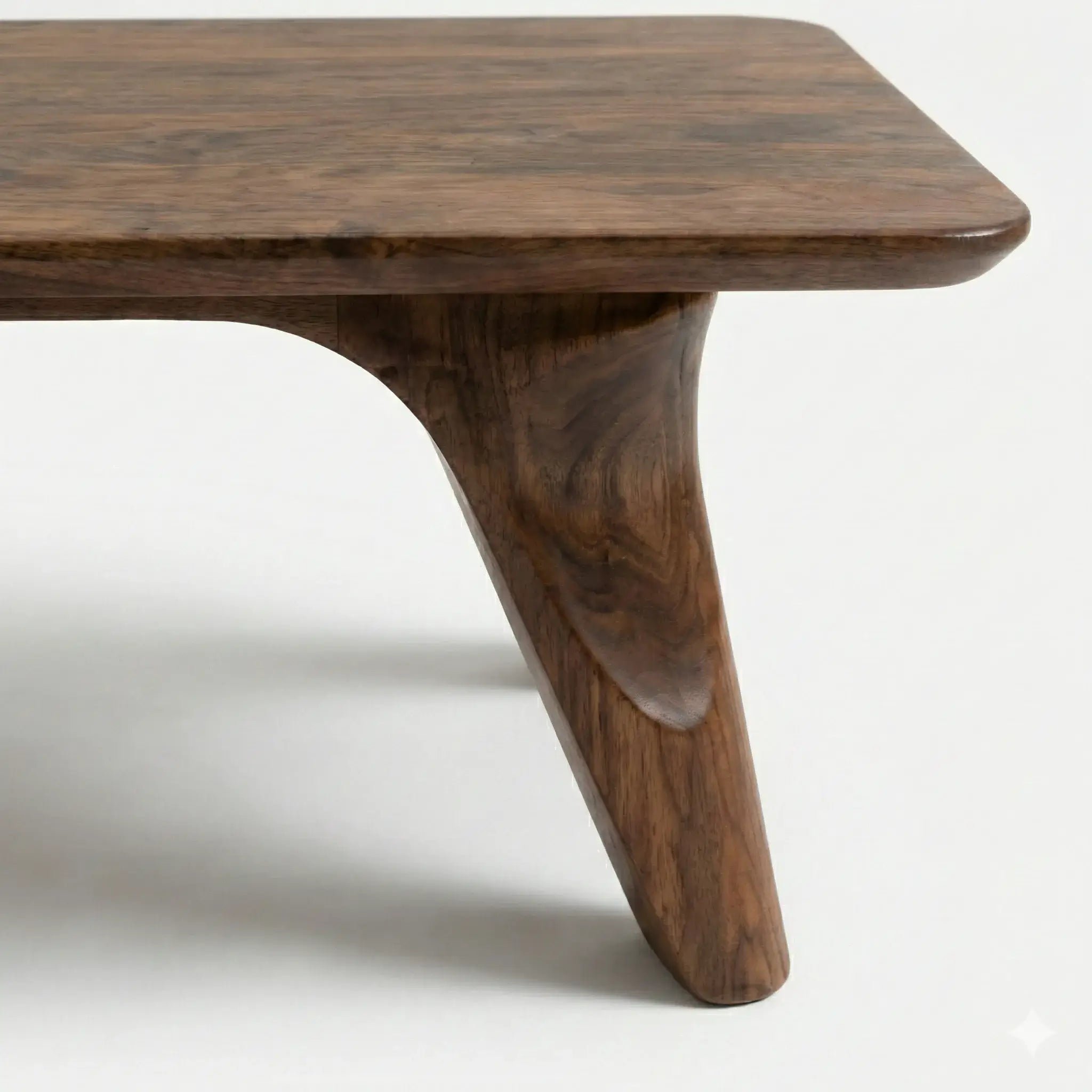 Laurel Sculpted Wood Coffee Table