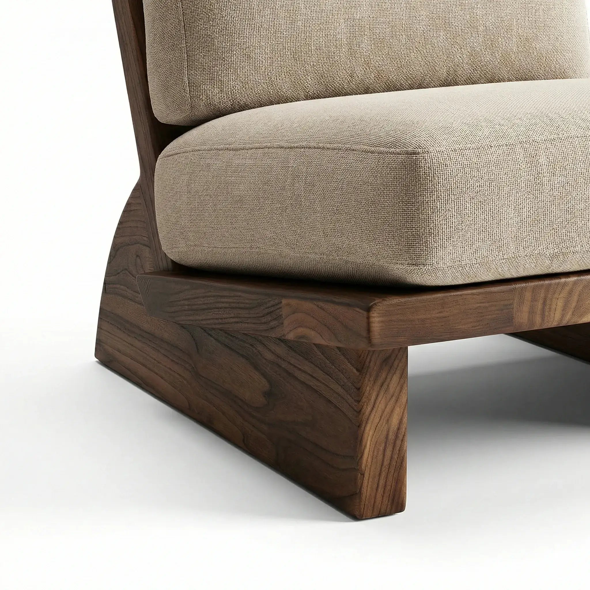 Zenya Low-Profile Lounge Chair in Sandstone