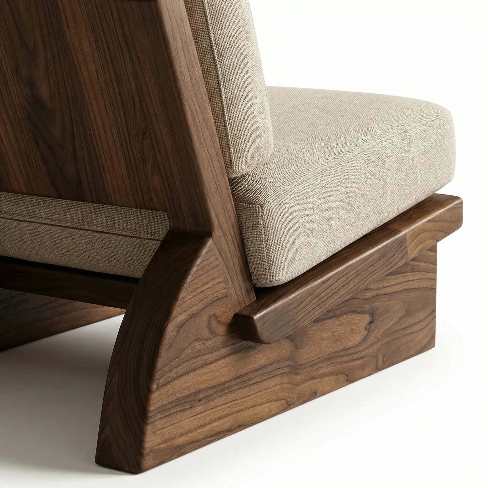 Zenya Low-Profile Lounge Chair in Sandstone