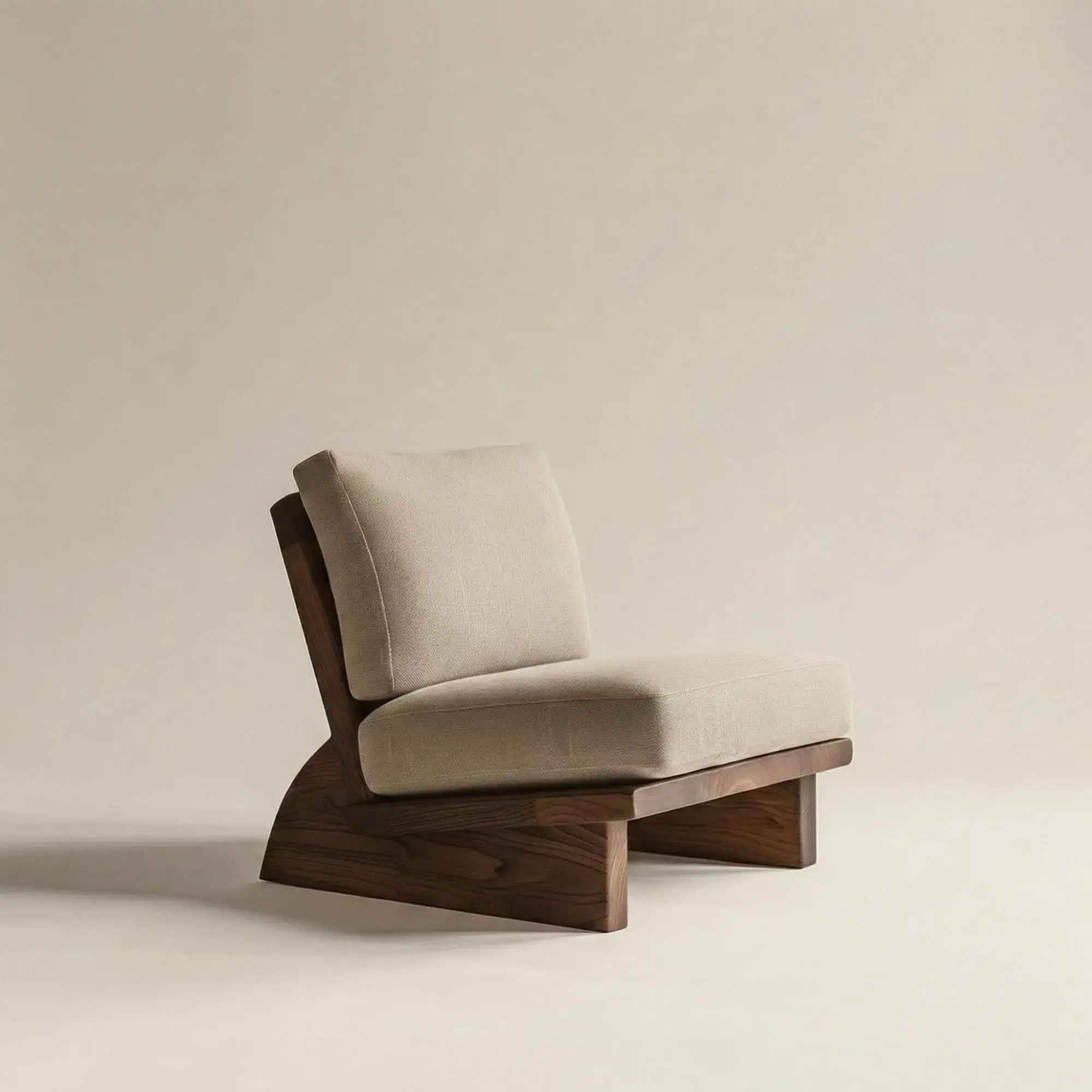 Zenya Low-Profile Lounge Chair in Sandstone