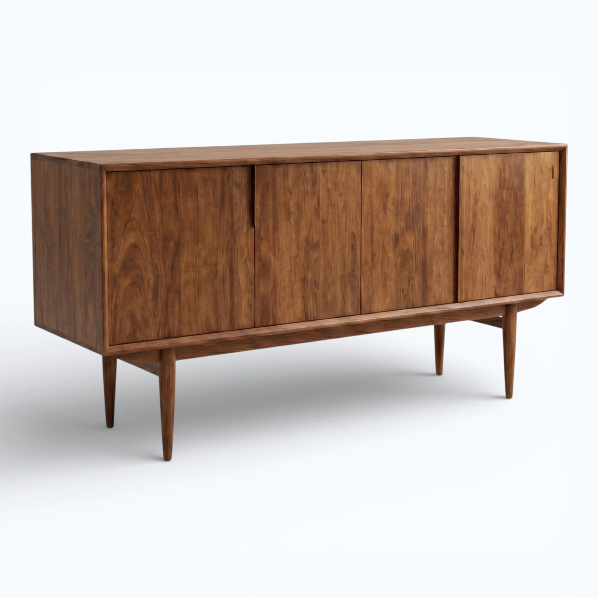 Silas Mid-Century Dresser in Honey Teak
