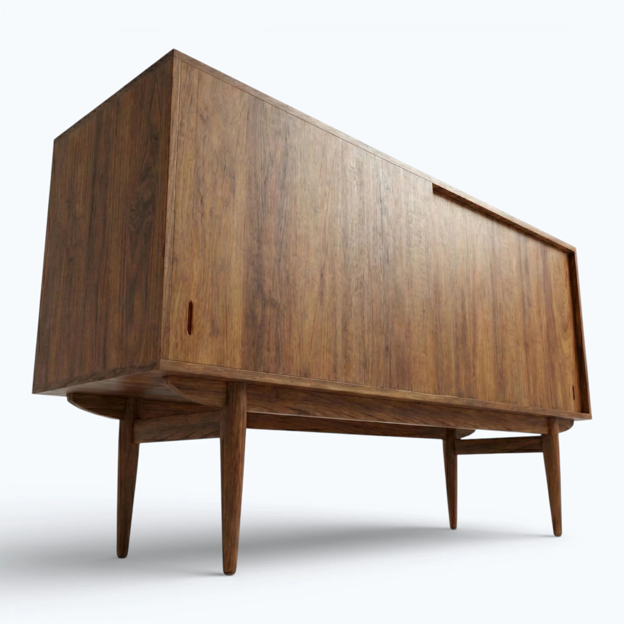 Silas Mid-Century Dresser in Honey Teak